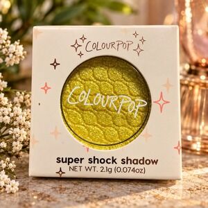 ColourPop Super Shock Shadow Tankini Ultra Glitter Yellow Gold Eyeshadow NIB